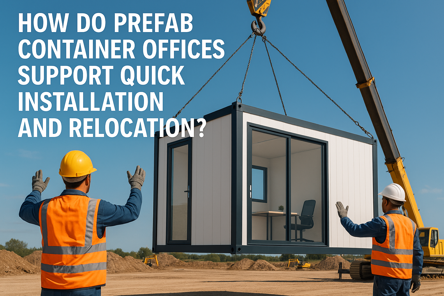 Como os escritórios de contêineres pré-fabricados oferecem suporte à instalação e realocação rápidas?