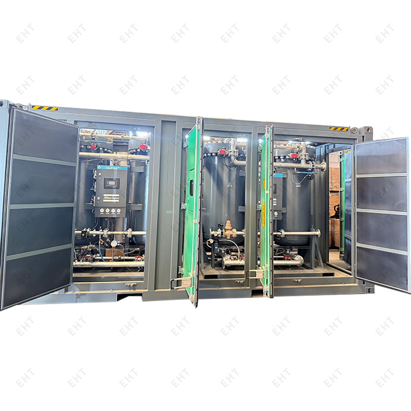 Recipiente de equipamento de nitrogênio personalizado de 20 pés - cabine de trabalho modular para uso industrial e offshore