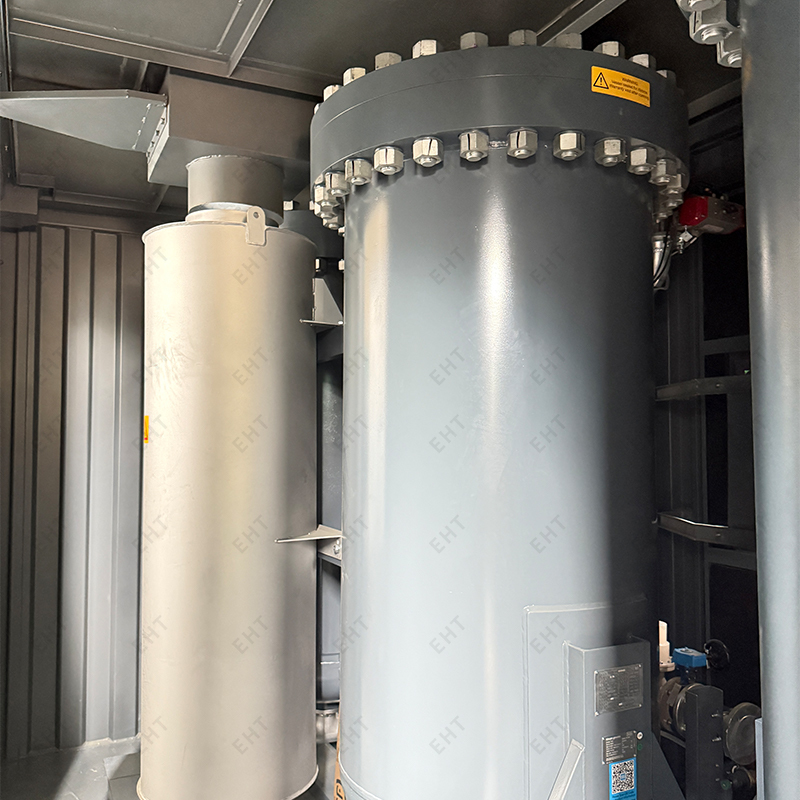 Recipiente de equipamento de nitrogênio personalizado de 20 pés - cabine de trabalho modular para uso industrial e offshore