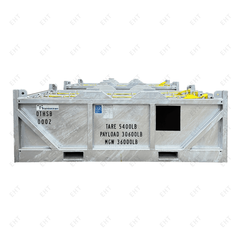 Cesta de guindaste para armazenamento de tubos de plataforma offshore